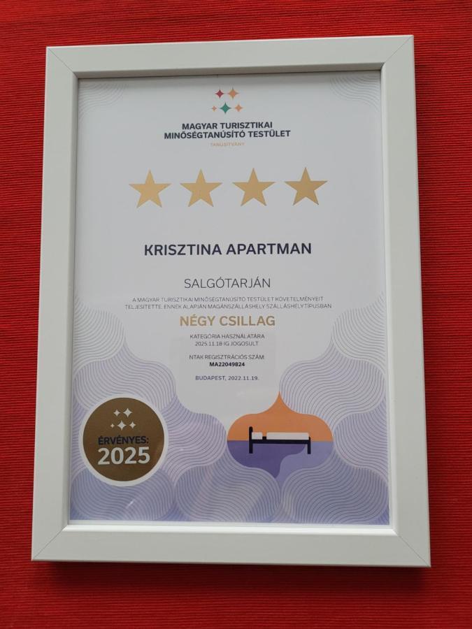 Apartmán Krisztina Apartman Salgótarján Exteriér fotografie